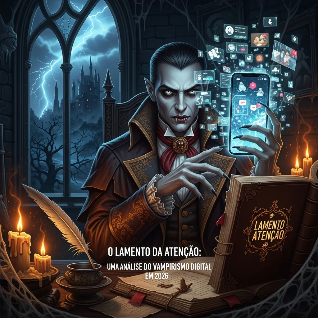 O Lamento da Atenção: Uma Análise do Vampirismo Digital em 2026