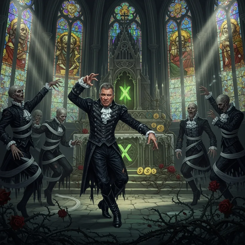 A Oferenda Profana: Shatner e a Dança Macabra do X Money